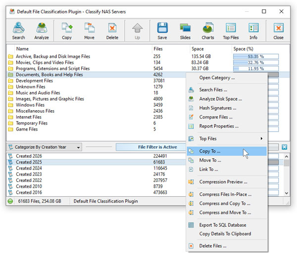 DiskSorter Advanced File Management Operations